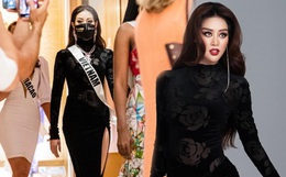 Khánh Vân bất ngờ ghi điểm tuyệt đối với bộ cánh gây tranh cãi, visual nổi bần bật giữa rừng mỹ nhân Miss Universe