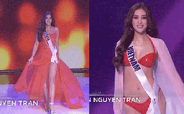 Bán kết Miss Universe 2020: Khánh Vân trổ tài catwalk cực đỉnh trong váy dạ hội nổi bần bật “chặt đẹp” đối thủ, loạt nàng hậu gặp sự cố!