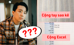 Nhiều netizen vẫn ngồi 4 tiếng chép tay, cộng lại sao kê của Trấn Thành dù Vietcombank đã lên tiếng