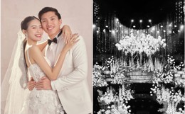 Hình ảnh đầu tiên về không gian tiệc cưới của Đoàn Văn Hậu - Doãn Hải My tại Hà Nội, có lộng lẫy như phía nhà trai?