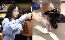 Cô gái chê giày Chanel 43 triệu đi mưa ra màu, khẳng định mua túi hiệu là xác định lỗ khiến netizen tranh cãi