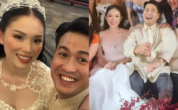 Cận nhan sắc Linh Rin và biểu cảm hạnh phúc của Phillip Nguyễn trong ngày cưới