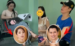 Xôn xao hình ảnh Quỳnh Nga - Việt Anh xuất hiện chung tại phòng khám, cầm giấy siêu âm, chính chủ nói gì?