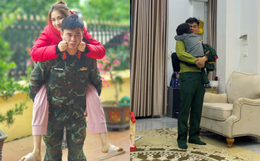 Chồng Đại uý của Hoà Minzy: "Anh sẽ cố gắng phấn đấu vì tương lai của chúng ta và các con. Anh yêu em, vợ ơi!"