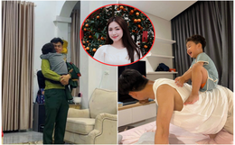 Bé Bo quấn quýt bên Đại uý Thăng Văn Cương: Hoà Minzy chờ đợi 3 năm để được công bố, thương!