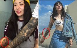 Du Uyên đi xăm thêm khẩu trang và kính vào mặt Đạt G trên tay hậu tan vỡ?