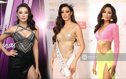 Quân đoàn Hoa hậu, Á hậu đổ bộ họp báo HHHV: H'Hen Niê body hot đến mức át cả Khánh Vân, dàn mỹ nhân thi nhau hở "cháy mắt"