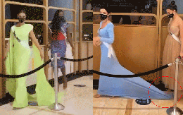 "Thót tim" nhìn đối thủ nặng ký của Khánh Vân gặp sự cố váy áo, đại diện Việt Nam ghi điểm vì chiến lược thông minh