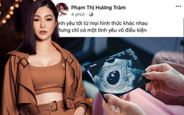 HOT: Hương Tràm khoe ảnh siêu âm đúng 0h ngày sinh nhật, xác nhận mang thai sau 2 năm du học Mỹ?
