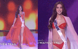 Bán kết Miss Universe 2020: Khánh Vân trổ tài catwalk cực đỉnh trong váy dạ hội nổi bần bật “chặt đẹp” đối thủ, loạt nàng hậu gặp sự cố!