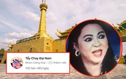 Xuất hiện nhóm "Tẩy chay Đại Nam", dùng lời lẽ không hay để nói về bà Phương Hằng, nhìn số thành viên tham gia thì mới bất ngờ