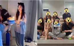 Cựu hot girl Hà Nội bất chấp Chỉ thị 16 vẫn tụ tập mừng sinh nhật, nghi vấn sử dụng bóng cười trong bữa tiệc