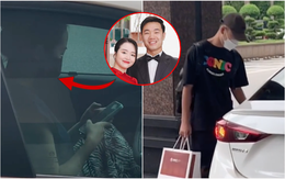 Tranh cãi thái độ của vợ Lương Xuân Trường khi lái ô tô đưa chồng lên tuyển: Lạnh lùng, không nhìn lấy một lần?