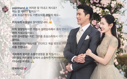 HOT: Son Ye Jin đích thân thông báo mang thai con đầu lòng với Hyun Bin trong tâm thư đầy xúc động