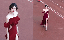 Vô tình bị quay lén, nữ sinh lên hẳn hot search vì nhan sắc sáng bừng cả lễ khai mạc hội thao của trường