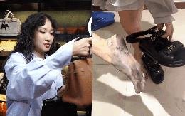 Cô gái chê giày Chanel 43 triệu đi mưa ra màu, khẳng định mua túi hiệu là xác định lỗ khiến netizen tranh cãi