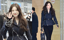 Han So Hee &quot;đại náo&quot; sân bay Hàn sau Fashion Week: Đẹp đến mức clip chào fan như cảnh phim, sân bay hoá sàn catwalk
