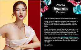 Sau gần 1 ngày, đơn vị tổ chức TikTok Awards 2024 lên xin lỗi công khai, động thái của MC Hoàng Oanh gây chú ý