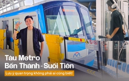 Cẩm nang chi tiết khi đi tàu Metro Bến Thành - Suối Tiên: Những lưu ý và điều cấm kỵ để trải nghiệm trọn vẹn nhất