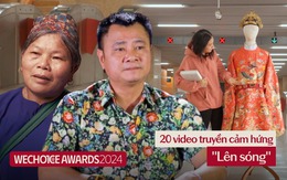 "Lên sóng" 20 video đầy cảm xúc của 20 đề cử nhân vật truyền cảm hứng WeChoice Awards 2024