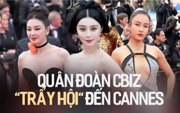 Trò lố gây kinh hãi của "đội quân Cbiz" tại thảm đỏ Cannes