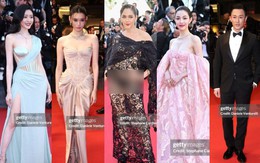 Thảm đỏ Cannes ngày 3: Chompoo Araya lộ cả nội y, con dâu trùm sòng bạc khoe body siêu mẫu "chặt chém" Chung Sở Hi - Trương Thiên Ái