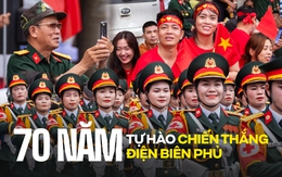 Những ánh mắt tràn ngập tự hào của "quân và dân ta" trong lễ diễu binh, diễu hành kỷ niệm 70 năm Chiến thắng Điện Biên Phủ