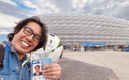 Phóng viên Việt Nam tác nghiệp ở Euro 2024: Không thể thiếu người tạo trend "flex" Trương Anh Ngọc