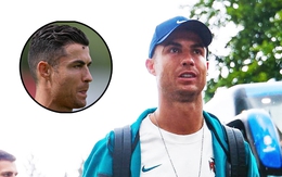 Xót xa trước tấm hình chụp cận cảnh gương mặt của Ronaldo tại Euro 2024: Huyền thoại cũng đã già!
