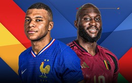 Trực tiếp Pháp vs Bỉ: Mbappe so tài cùng Lukaku!