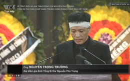 Lời cảm ơn của con trai Tổng Bí thư Nguyễn Phú Trọng tại Lễ truy điệu