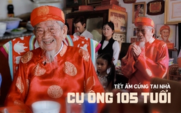 Cái Tết thứ 105 của cụ Nguyễn Đình Tư: Con cháu sum vầy, nghe cụ gửi gắm một điều mong mỏi trong năm mới