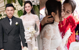 Lễ đón dâu Đỗ Hà và thiếu gia tập đoàn Sơn Hải: Cô dâu chú rể quá đẹp đôi, thái độ mẹ chồng gây chú ý