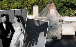 Ảnh cưới nét căng của em chồng Hà Tăng lên thẳng tạp chí châu Âu: Váy và nhẫn cưới "khủng" được hé lộ