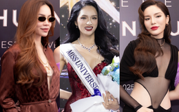 Hương Giang bật khóc nhận sash tại họp báo Miss Universe Vietnam, Hồ Ngọc Hà - Chi Pu và nửa showbiz ủng hộ hết mình