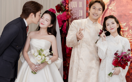 Lễ ăn hỏi Đình Tú - Ngọc Huyền: Cô dâu chú rể lộ diện quá đẹp đôi!