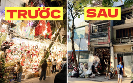 Cảnh tượng tại "phố Noel" trên Hàng Mã lúc này