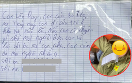 “Con đi cứu trợ ở khu vực bão lũ, nếu có chuyện gì nhờ mọi người đưa con về lại với ba mẹ con nha”