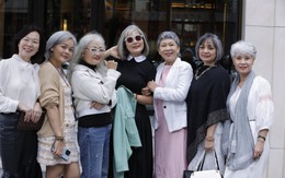 “Hội Tóc Bạc Lấp Lánh” slay nhất Thủ đô: Chúng tôi không phải phú bà