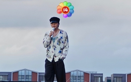 G-DRAGON đã xuất hiện - mặt mộc áo hoa tươi rói như mặt trời!