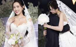 Đám cưới Hoa hậu Đỗ Hà - Viết Vương tại Hà Nội: Cô dâu ôm chồng khóc nức nở, "vũ trụ mỹ nhân" Vbiz đến chúc mừng!