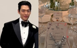 Rò rỉ ảnh hiếm của chú rể Kim Woo Bin, thực đơn tiệc cưới và quà tặng khách sang xịn gây choáng