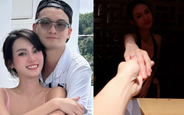 Vũ Thúy Quỳnh khoe nhẫn kim cương, đã được doanh nhân Đức Phạm cầu hôn?