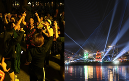Chưa tới giao thừa mà không khí đã cỡ này: Hồ Gươm lung linh ánh sáng, phố Tây Bùi Viện "full bàn"