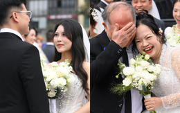 Hiếm có nhất Việt Nam: Con dâu và mẹ chồng mặc váy cưới cùng 1 ngày, hạnh phúc này "quá vuýp"