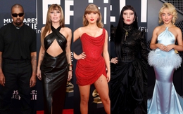 Siêu thảm đỏ Grammy 2025: Taylor Swift sexy nghẹt thở, Lady Gaga - Miley Cyrus cùng dàn mỹ nhân hở bạo không gây sốc bằng sao nam đội cả lâu đài lên đầu