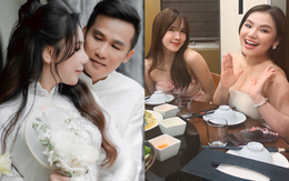 Trực tiếp đám cưới Hồ Quỳnh Hương: Lý Nhã Kỳ - Thiều Bảo Trâm làm phù dâu, hé lộ bộ ảnh cưới tình tứ