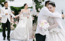 Đám cưới Hồ Quỳnh Hương: Cặp đôi hôn nhau say đắm, thông báo đã có con trai 2 tuổi!