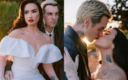 HOT nhất sáng đầu tuần: Demi Lovato "đánh úp" lên xe hoa với bạn trai ca sĩ, loạt ảnh cưới đẹp tựa poster phim gây sốt