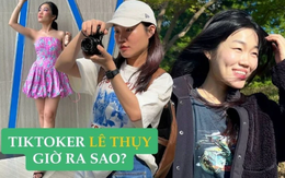 Từng nổi tiếng bằng... "lông cánh" và sự "ố dề", TikToker Lê Thụy giờ ở đâu, làm gì mà được khen lột xác thành công?